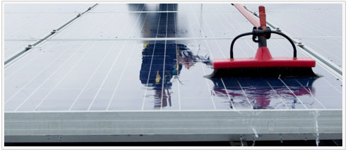 cleaning pv and solar panels